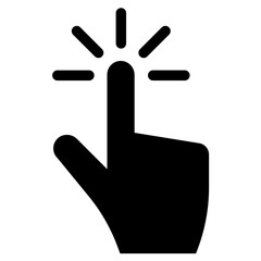 Hand touch icon