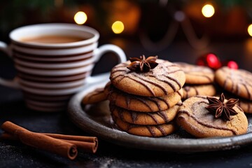 Obraz na płótnie Canvas Delicious Christmas cookies