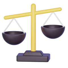 law 3D icon