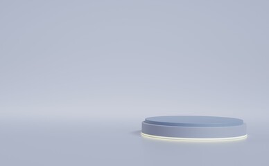 Cosmetic cream on a white background, 3d rendering