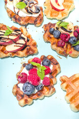 Modern dessert croffle