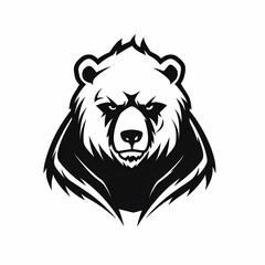 Obraz na płótnie Canvas Bear Logo. Generative AI