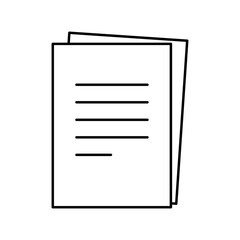 Paper document icon