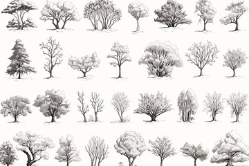 collection of trees