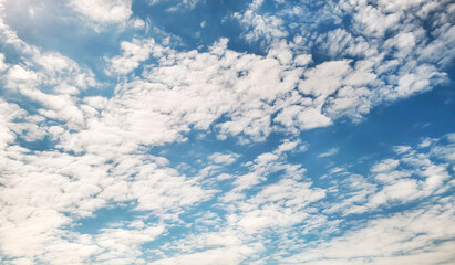Fototapeta premium sky blue clouds wallpaper cloudy
