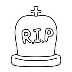 Halloween icon broader cuteness blackie line