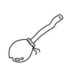 Halloween icon broader cuteness blackie line