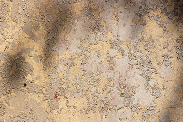 old grungy gray blue red yellow texture concrete stone wall background