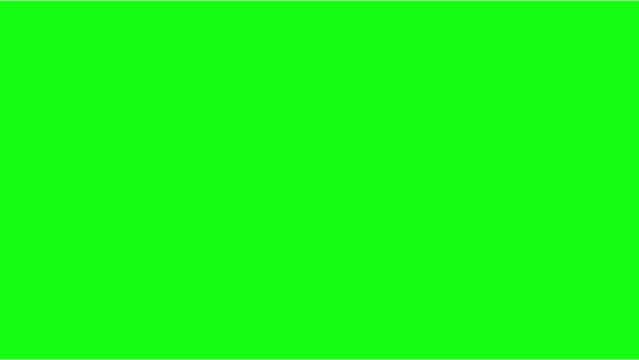 Empty photo frame motion graphics with green screen background