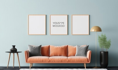 Mock-up Frame for Presenting Artwork and Photos - Enhance your creative projects with our versatile mock-up frame, designed to showcase artwork, photographs, and digital designs in a stylish and profe