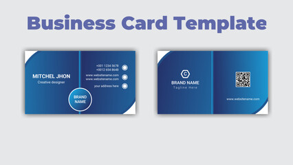 Modern business card design 