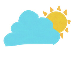 Obraz premium Sky of sun