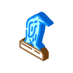 mistice sculptureletoe winter season isometric icon vector. mistice sculptureletoe winter season sign. isolated symbol illustration