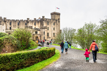 Dunvegan castle view, Scotland, Isle of Skye