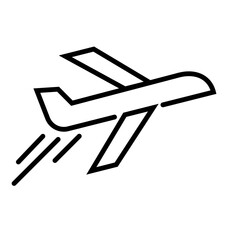 Vector travel minimal thin line icon