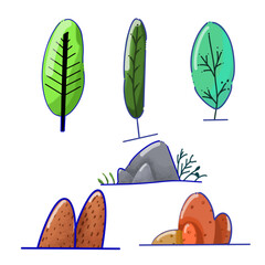 illustration of an tree