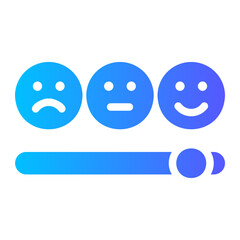 survey gradient icon