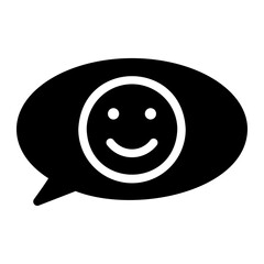 Good Review glyph icon