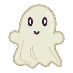 Halloween cute spooky ghost