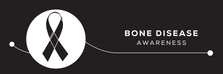 Bone Disease awareness, banner design.