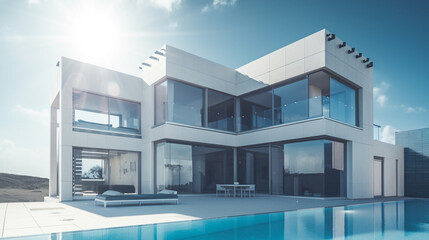 Smart home  management homes with solar panels Ggenerative AI.