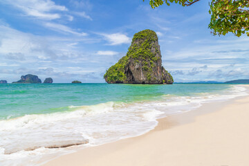 The Beautiful beach at Railay Beach in Krabi province, Thailand.