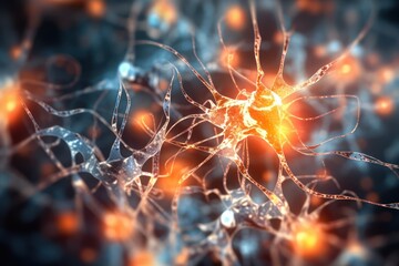 neural network complexity, An abstract fusion of biology , generative AI illustration