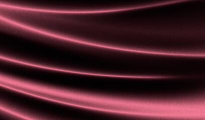 4k Amazing abstract maroon curved silk texture. 3d banner dark royal red color. Oil marble trendy dynamic art with glowing effect. Wavy fluid modern deluxe background. Passion lovely banner. Romantic