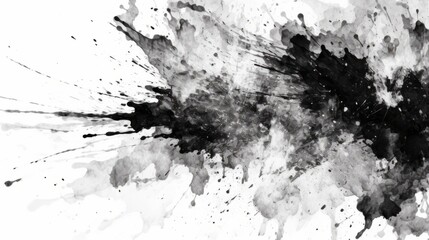 black ink splat background