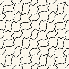 Monochrome Puzzle Striped Textured Pattern