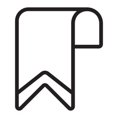 bookmark line icon