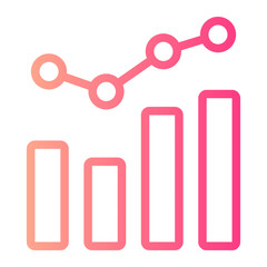 stats gradient icon