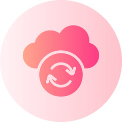 sync gradient icon