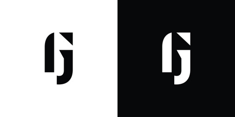 Modern and strong letter G initials logo design