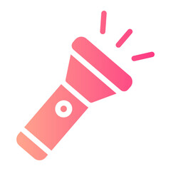 flashlight gradient icon
