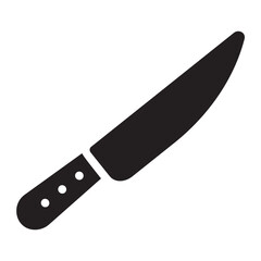 knife glyph icon