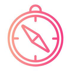 compass gradient icon