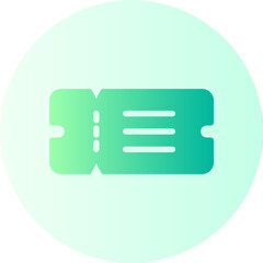 tickets gradient icon