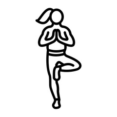 Stop Smoking Indoor Gym Signage concept vector outline icon design, Healthy lifestyle symbol, Calisthenics sign, Circuit training equipment stock illustration