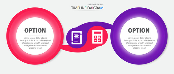 Modern infographic elements with charts, diagrams, processes. Vector design can be used for business data visualization and marketing presentations.