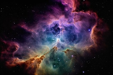 Fototapeta na wymiar 星のバレエ: 星光と星雲の芸術を超高解像度で捉えた宇宙のタペストリー Generative AI 7