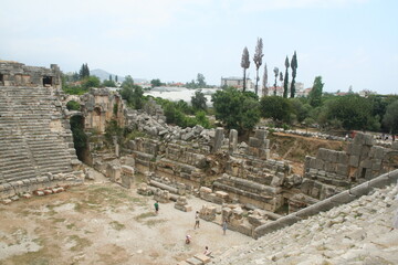 ancient city, the ruins of the city, as it has come down to our days