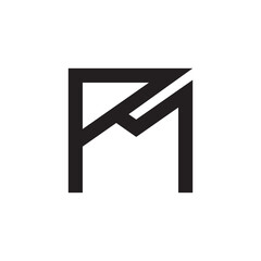 rm letter logo