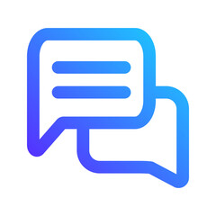 chat gradient icon