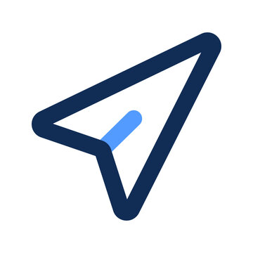 recommend clip art: send outline color icon