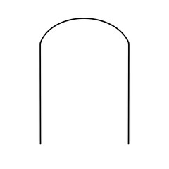 Abstract Arch Decorative Element