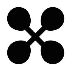 Abstract Y2K Decorative Element