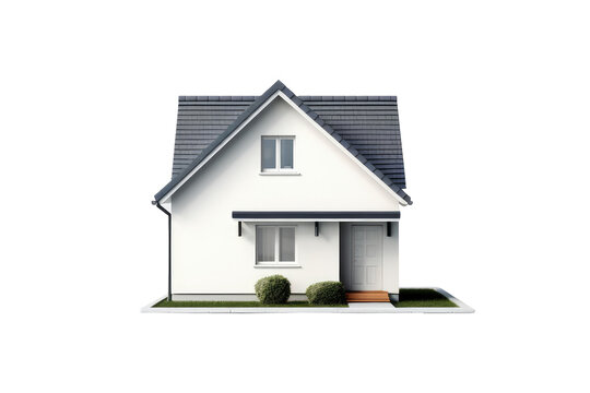 Minimalist home icon style. Generative Ai