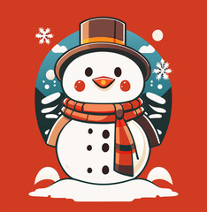 snowman cartoon