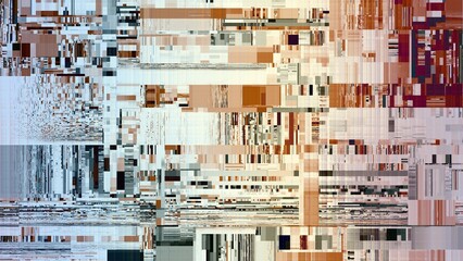 Abstract digital fractal pattern. Horizontal background with aspect ratio 16 : 9